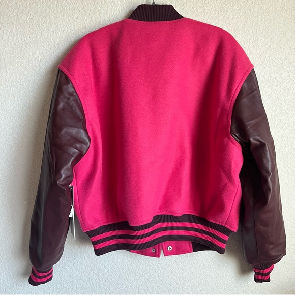Good American VARSITY BOMBER - Love potion007 - Picture 5 of 6